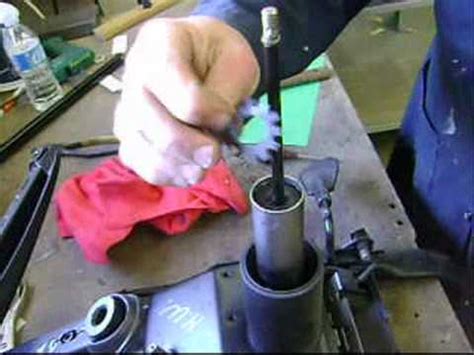Some gas cylinders naturally stop working correctly over time. Office chair repair Haworth gas cylinder lift , - YouTube