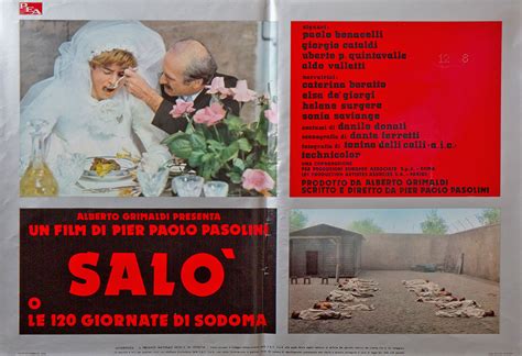 SALÒ OR THE 120 DAYS OF SODOM SALÒ O LE 120 GIORNATE DI SODOMA 1975