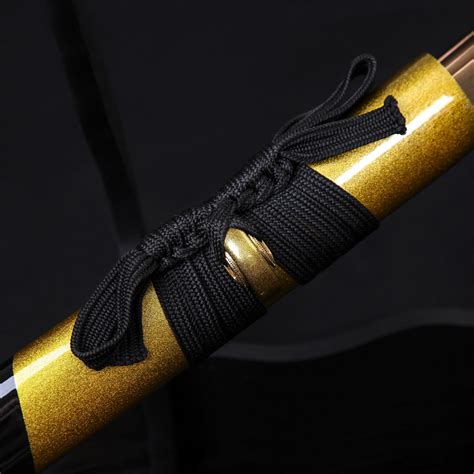High Performance Handmade Gold Printed Blade Real Japanese Katana