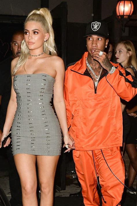 kylie jenner and tyga put on a loved up display after revealing her promise ring ok magazine