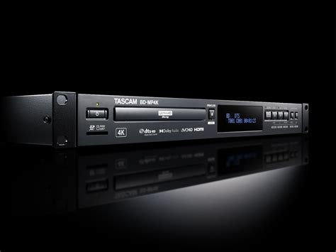 Tascam Bd Mp4k Professional 4k Uhd Blu Ray Multi Media Player For Touring And Installation