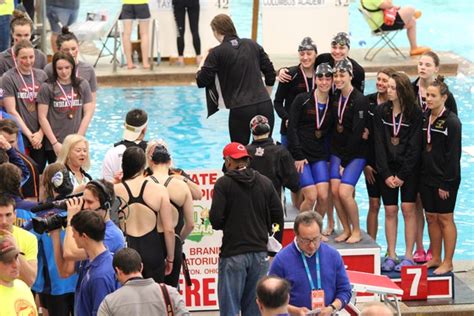 Versailles Girls Swim Team Places 17th At Ohsaa State Meet Daily