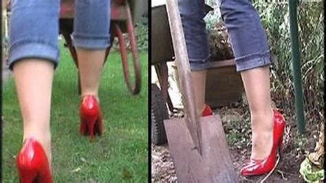 Red Patent Leather Pumps On The Compost Heap Part 1 Wmv Hq High Heels