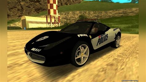 Download Ferrari Italia Police For Gta San Andreas