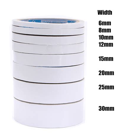 1 Roll 10m Double Sided Tape Mounting Tape Strong Adhesive Width 6mm
