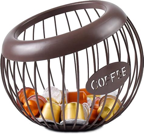 Sishynio Coffee Pods Holder Coffee Pods Organizer Large