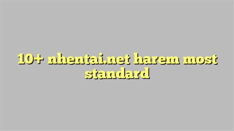 10 Harem Most Standard Công Lý And Pháp Luật