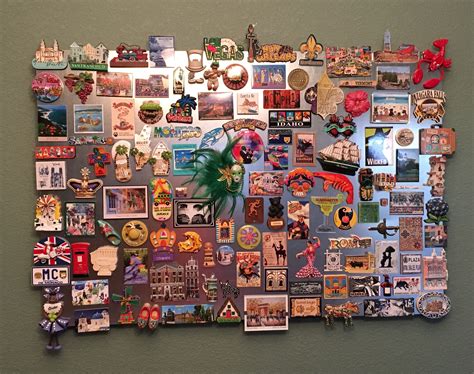 Travel Magnets Travel Wall Decor Souvenir Display Home Decor Hooks