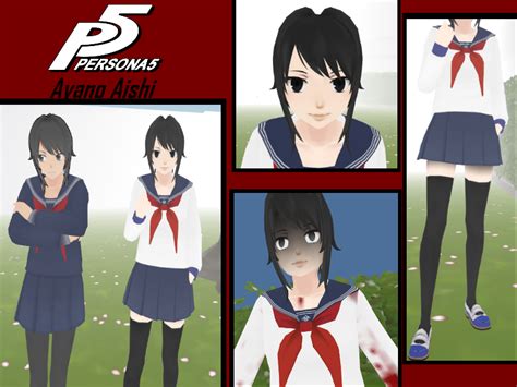 Ayano Aishi Persona5 Skin Yanderesimulator