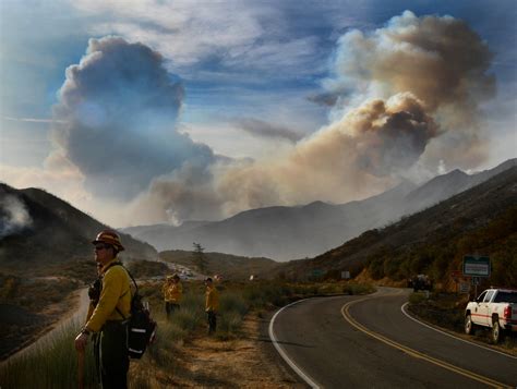 Firefighters Fight Thomas Fire In The Los Padres National Forest