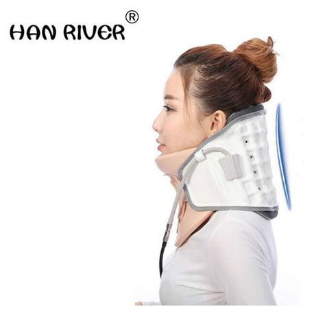 Adult Cervical Traction Apparatus Inflatable Support Fixed Tuohu Neck With Neck Stretching His