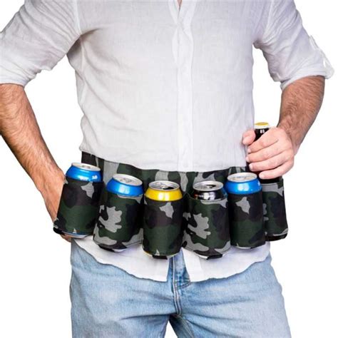 Camo Beer Belt Holder With Bottle Opener Dadshop
