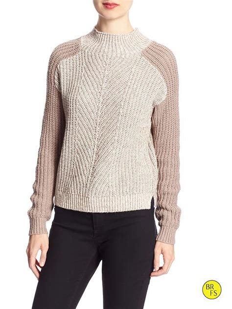 Banana Republic Factory Marled Colorblock Sweater Shop Your Way
