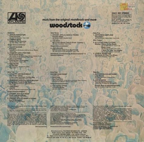 Woodstock Woodstock Uk 3 Lp Vinyl Record Set Triple Lp Album 773846