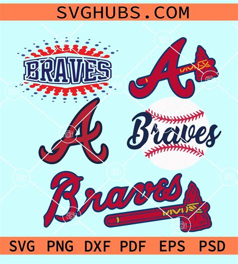 Atlanta Braves Svg Bundle Atlanta Braves Svg Atlanta Braves Logo Svg