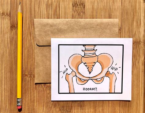 Hip Replacement Surgery Card Hip Hip Hooray Etsy