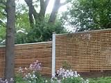 Images of Wood Fencing With Lattice