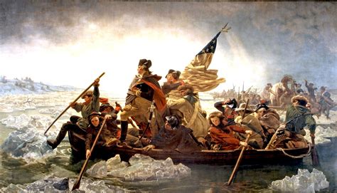 George Washingtons Crossing Of The Delaware River