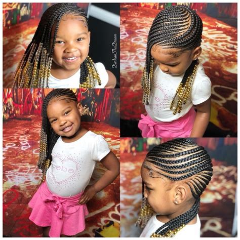 Tree braids are one of the most subtle hairstyles, but they look great when created in the cornrow so if you still want a hairstyle that makes a statement, but are short on time most days. straight hair roller set | Black kids hairstyles, Lil girl ...