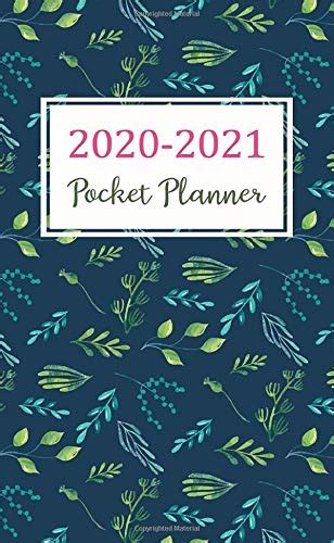 2020 2021 Pocket Planner Two Year Monthly Calendar Planner January