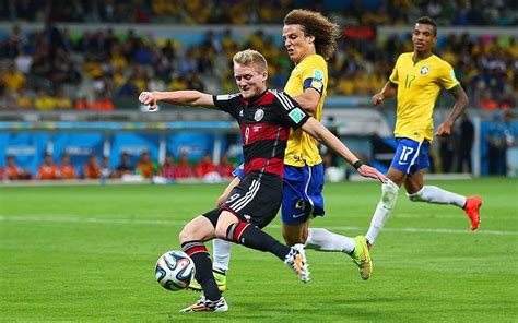 David luiz of brazil shows his dejection after conceding fourth goal to germany during the 2014 fifa world cup brazil semi final match between brazil and but there's still no way past german keeper manuel neuer. Pin on 2014 Word Cup