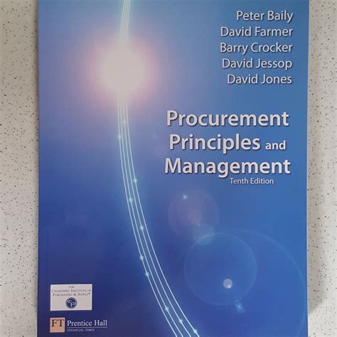 Procurement Principles And Management Hobbies And Toys Books