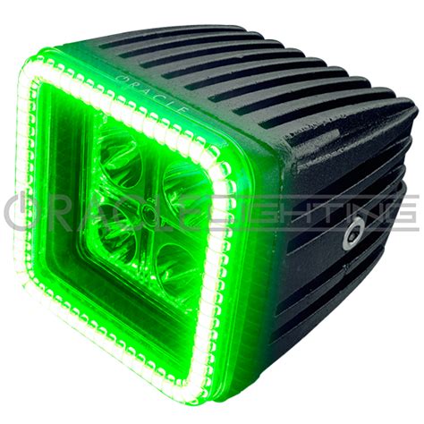 ORACLE Waterproof Squared Halo w/ 20W ORACLE LED Spot Light - ORACLE Lighting