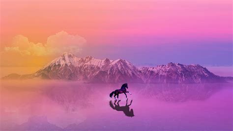 Here are only the best cute desktop wallpapers. Horse Landscape 4K Wallpapers | HD Wallpapers | ID #27096