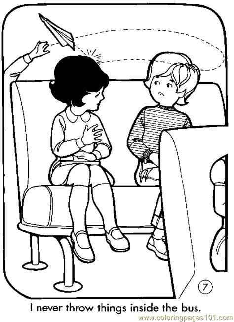 The wheels on the bus coloring pages. Clipart Panda - Free Clipart Images