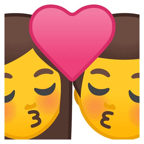 Kiss Woman Man Emoji Clipart Free Download Transparent Png Creazilla