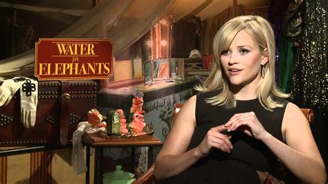 Reese Witherspoon Water For Elephants Interview 2 Youtube