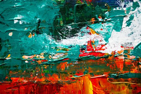 Free Images Blue Red Green Turquoise Painting Modern Art
