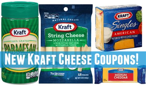 New Kraft Cheese Coupons