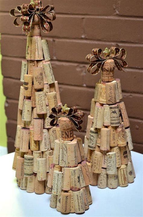 20 Brilliant Diy Wine Cork Craft Projects For Christmas Decoration19