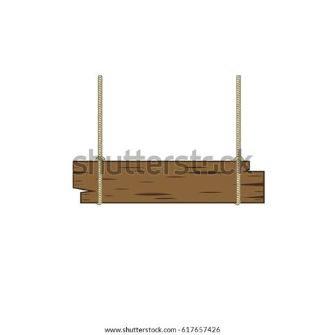 Brown Wood Sign Stock Vector Royalty Free 617657426 Shutterstock