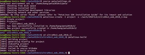 Petalinux 20183 Ultra96v2 Bsp Error Failed To Source Bitbake