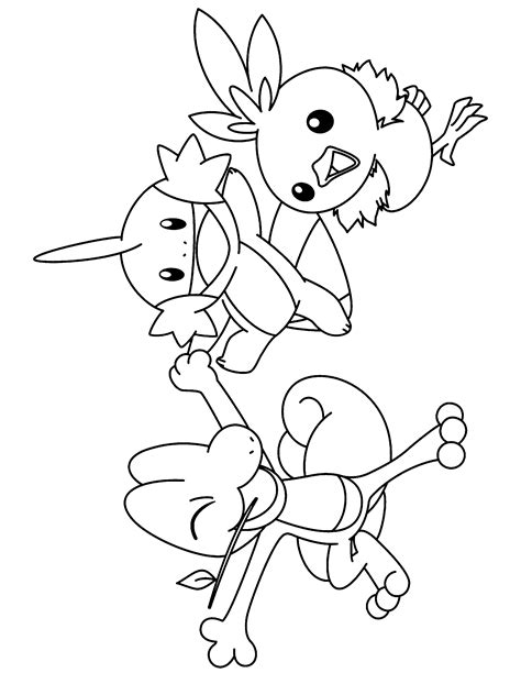 Pokemon Advanced Coloring Pages