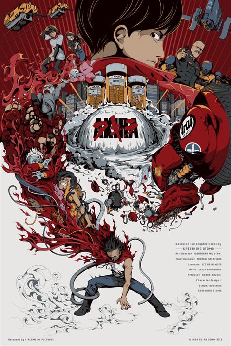 Akira E•x•p•l•o•d•e Poster Art By Man Tsun Tsang — Geektyrant