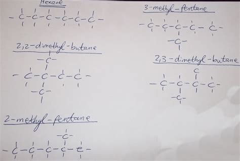 Draw The Structures Of All Isomers Of Hexanol Science Carbon And Its