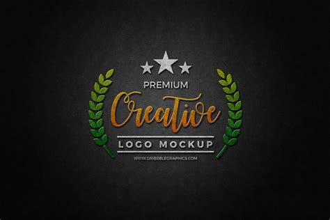 Free Logo Branding Mockup Psd Dribbble Graphics