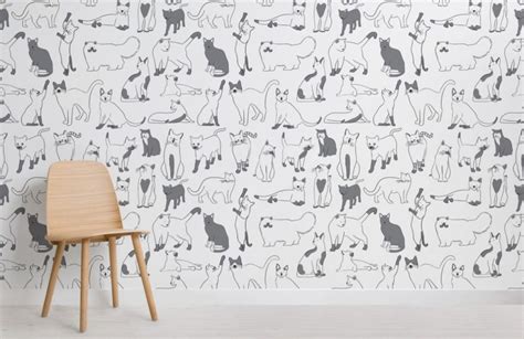 Cat Wallpaper For Walls Uk Wall Design Ideas