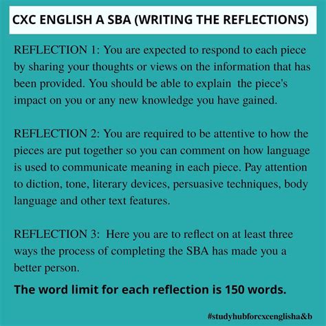 Reflection 3 English Sba Sample Quotes Trending