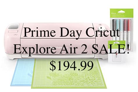 Prime Day Cricut Explore Air 2 Sale 19499 Mom Md Hawaii
