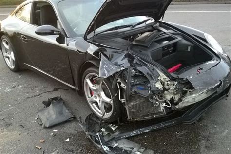 Bmw Careers Off The Road In Porsche 911 Crash Birmingham Mail