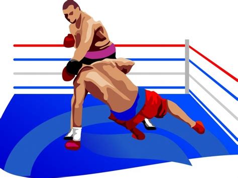 Boxer Clipart Boxing Ring Boxer Boxing Ring Transparent Free For