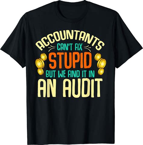 Funny Accounting T Shirt Amazonde Fashion