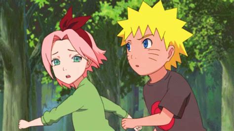 Naruto And Sakura As Child Kid Naruto Narusaku Anime Naruto