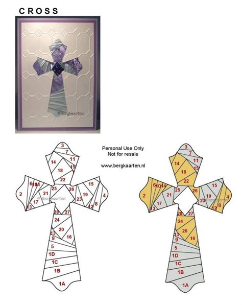 You can bag yourself a massive bargain by purchasing each set of patterns for only £4. Irisvouwen: Cross
