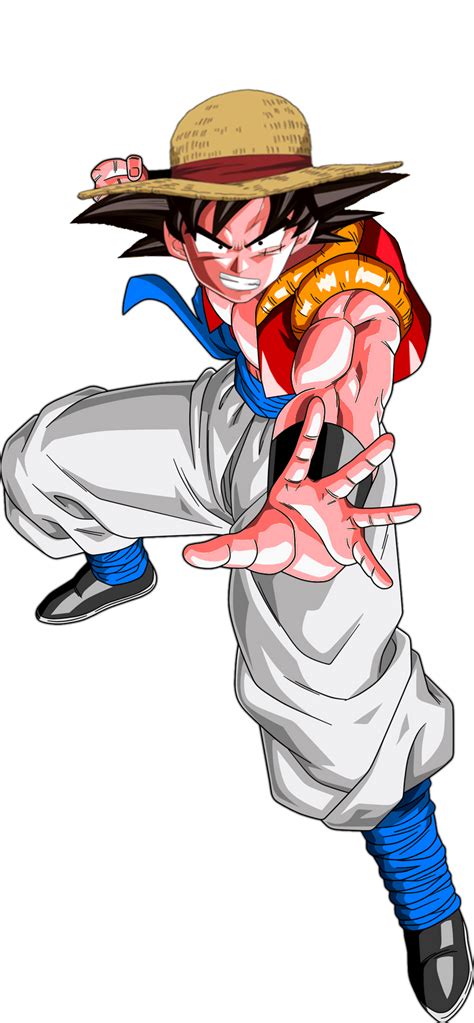 Gear 2nd Goky Goku And Luffy Fusion By Mrmephilesthedark On Deviantart