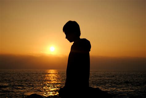 Boy Sunset Sunset Photography Human Silhouette
